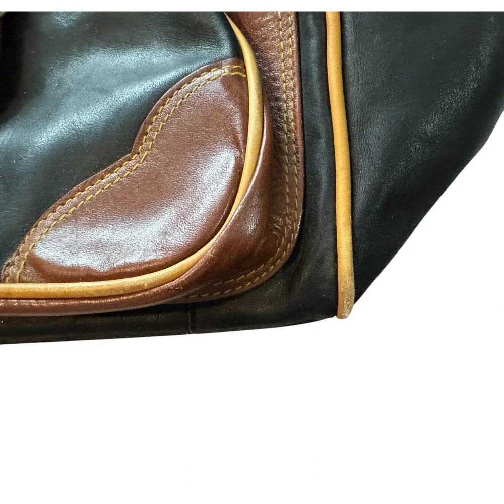 Charm Collection Large‎ Leather Suitcase Tote Bag Shoulder Straps  (26